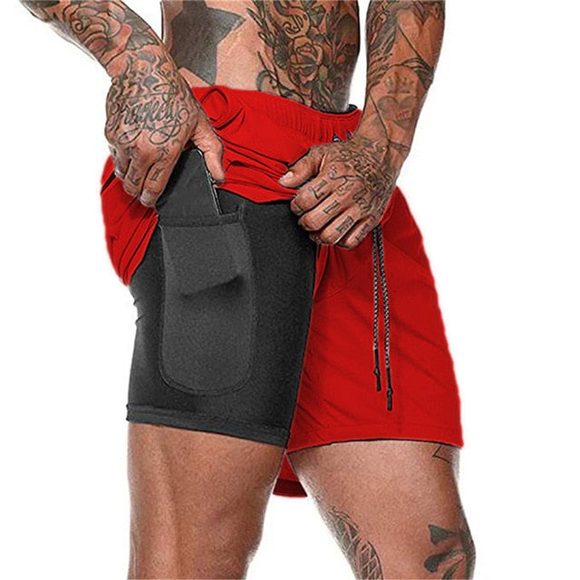 Fitness Bodybuilding Workout Short Built-in Pockets Short 7" - MomProStore