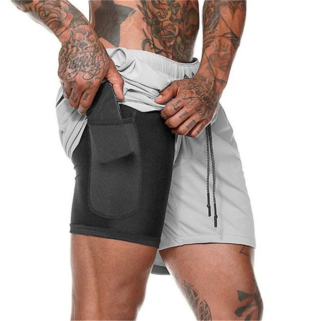 Fitness Bodybuilding Workout Short Built-in Pockets Short 7" - MomProStore