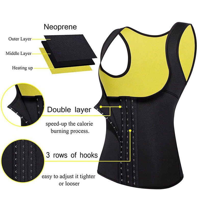 Vest Tummy Neoprene Waist Trainer Corset Slimming Tummy Belly - MomProStore