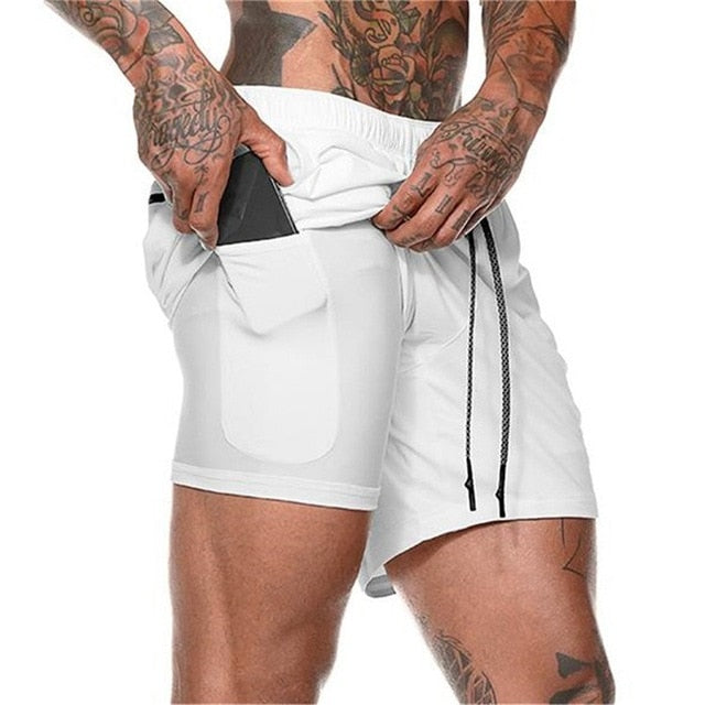 Fitness Bodybuilding Workout Short Built-in Pockets Short 7" - MomProStore