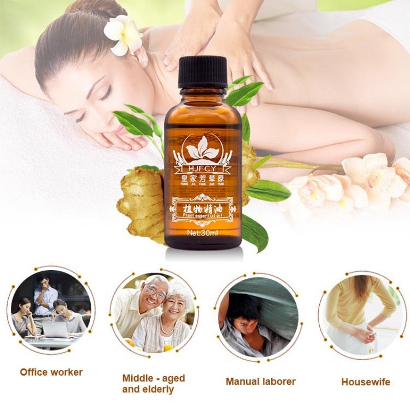 Thermal Pure Plant Essential Oil Ginger Body Massage - MomProStore