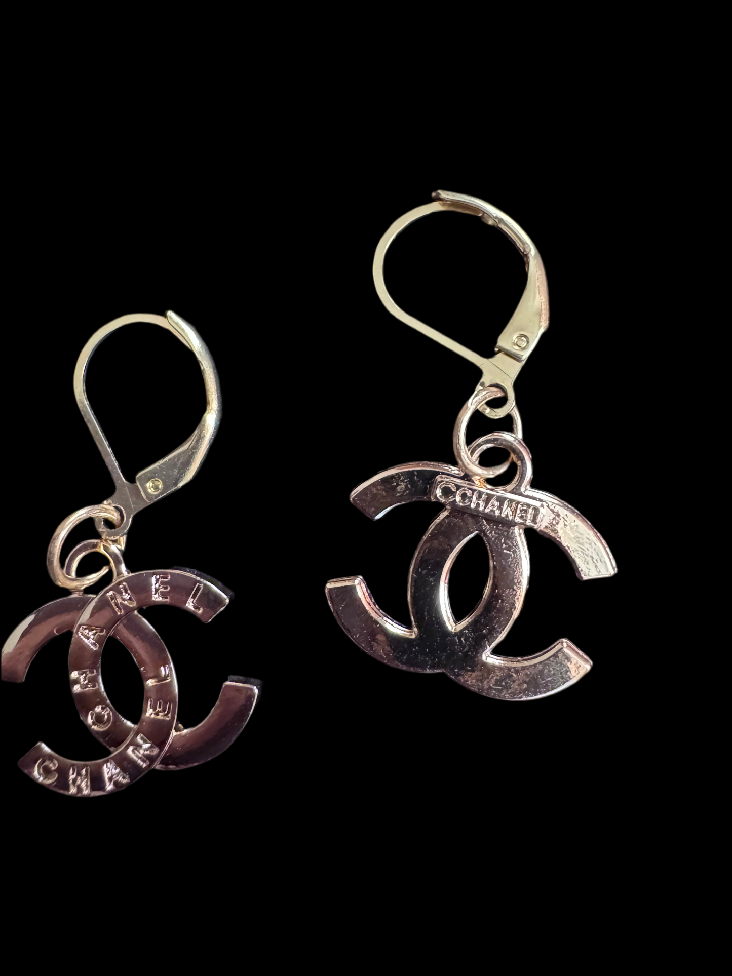 Luxury Handmade Golden Zipper Pull Earrings – Customizable Designer Charm