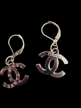Load image into Gallery viewer, Handmade golden Zipper Pull Earrings