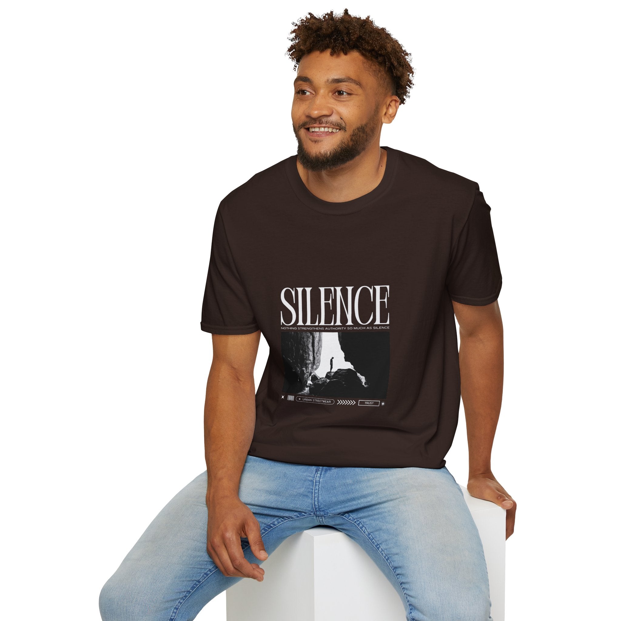 'Silence' Graphic | Minimalist Tee