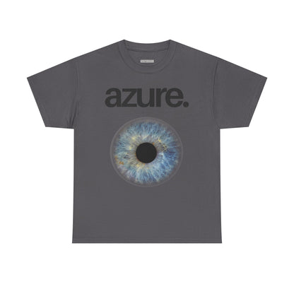 Azure Eye Unisex Heavy Cotton Tee - Unique Graphic T-Shirt for Casual Style