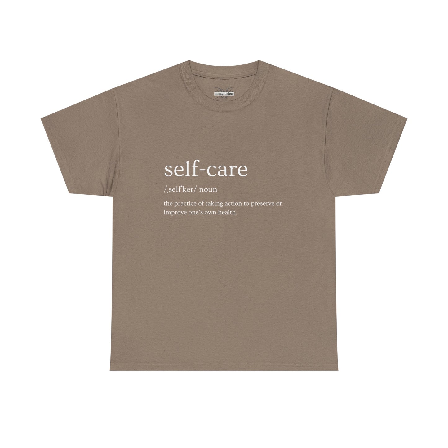 Self-Care Unisex Heavy Cotton Tee - Comfort & Wellness Shirt