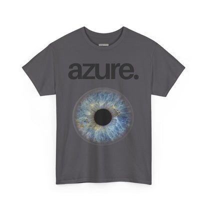 Azure Eye Unisex Heavy Cotton Tee - Unique Graphic T-Shirt for Casual Style