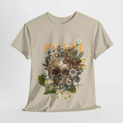 Floral Skull Tee