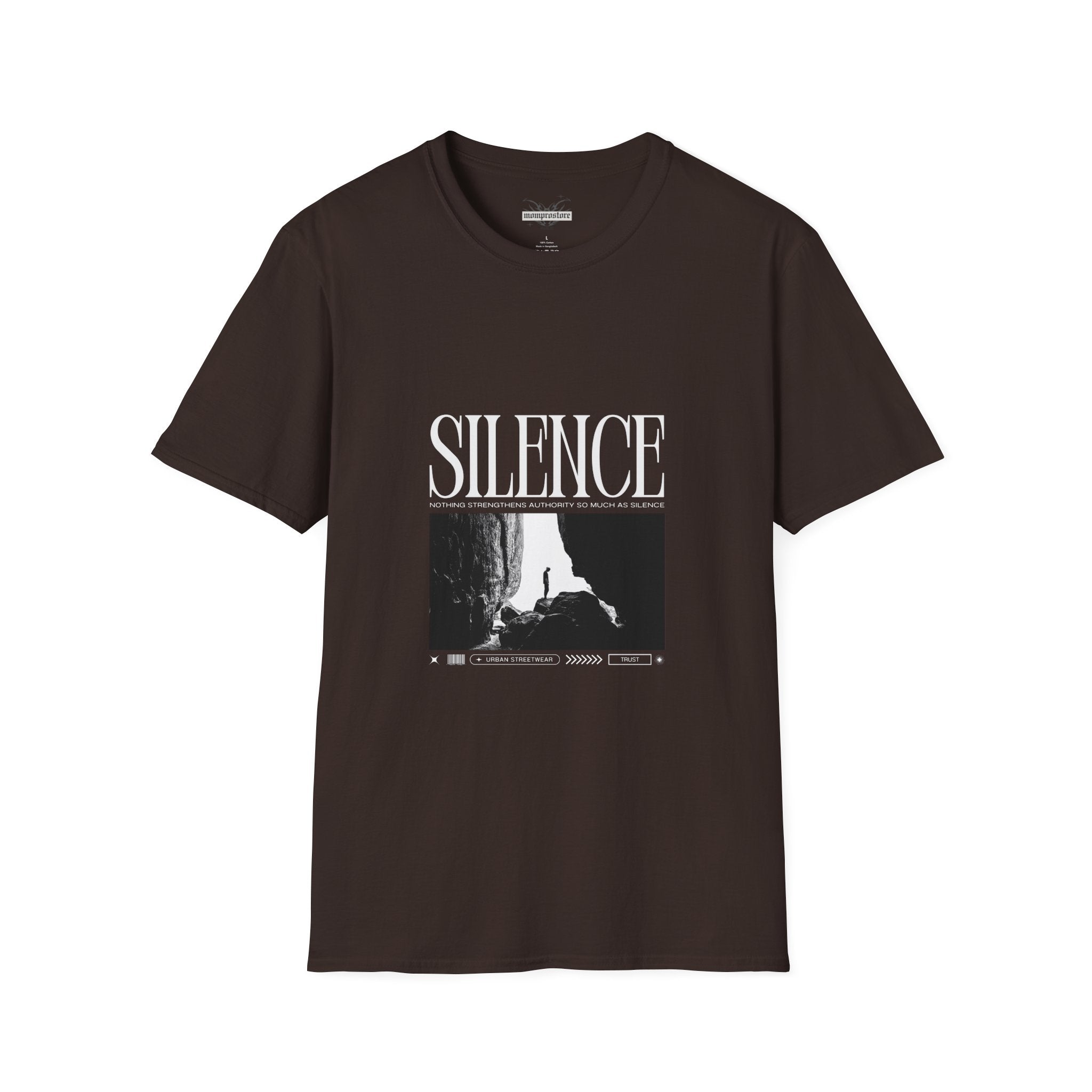 'Silence' Graphic | Minimalist Tee