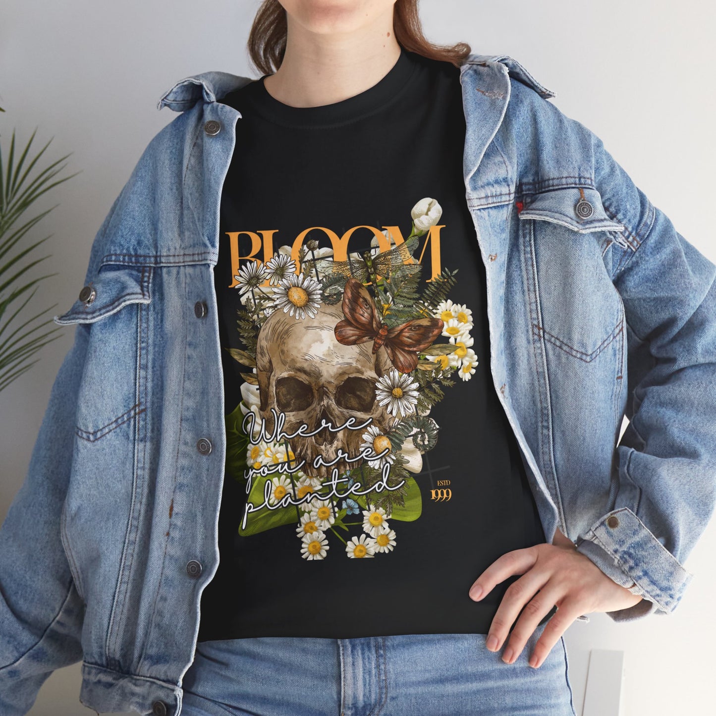 Floral Skull Tee