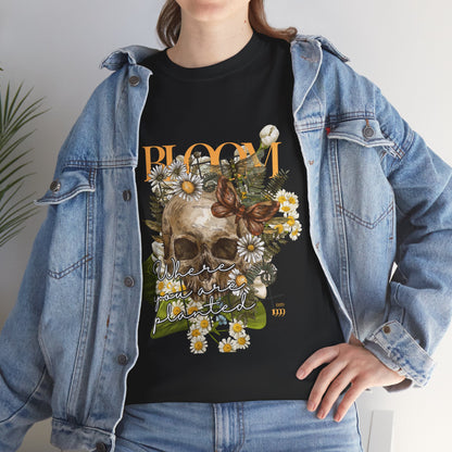 Floral Skull Tee