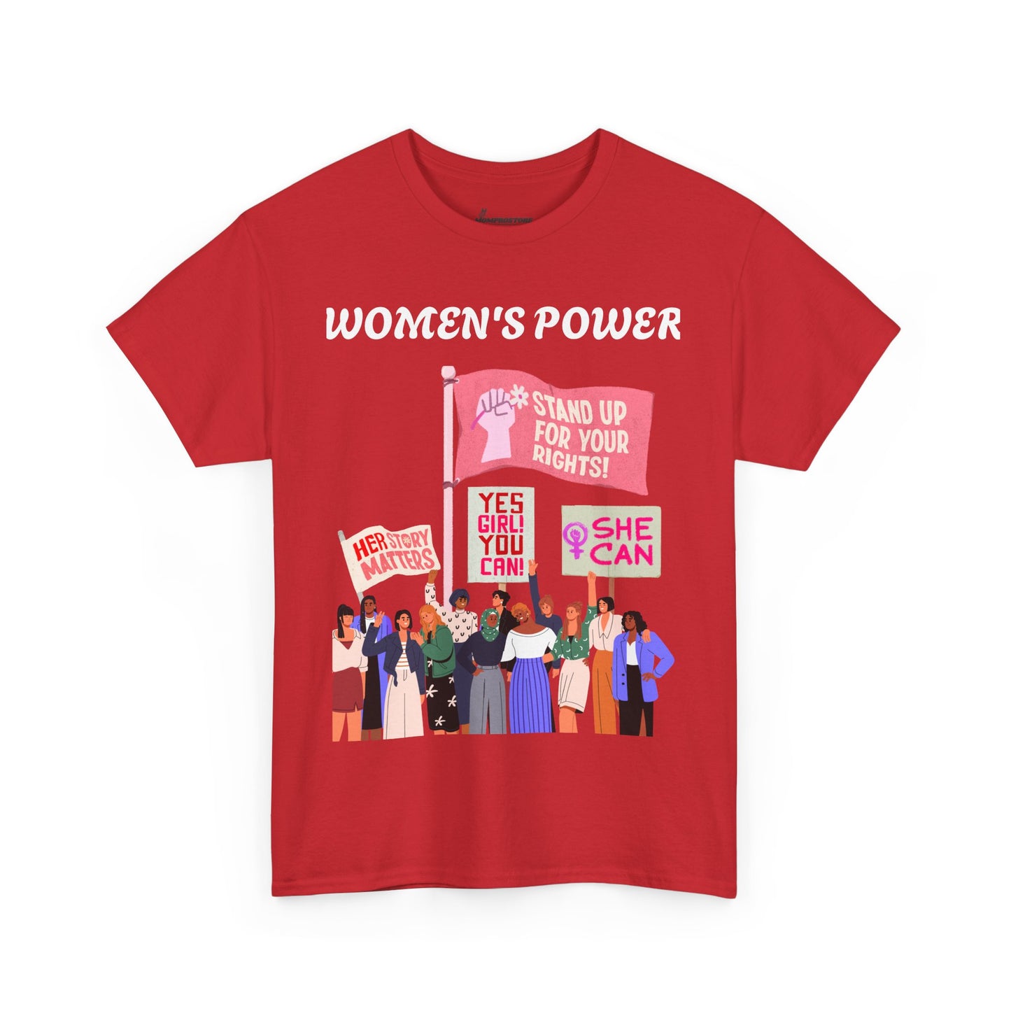 Women's Empowerment Unisex Heavy Cotton Tee - Stand Up for Your Rights