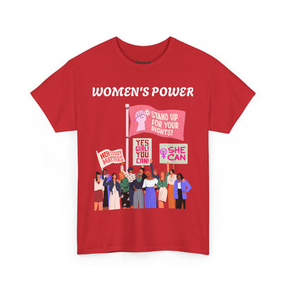 Women's Empowerment Unisex Heavy Cotton Tee - Stand Up for Your Rights
