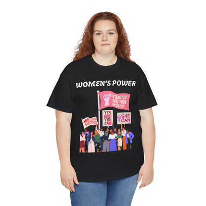 Women's Empowerment Unisex Heavy Cotton Tee - Stand Up for Your Rights