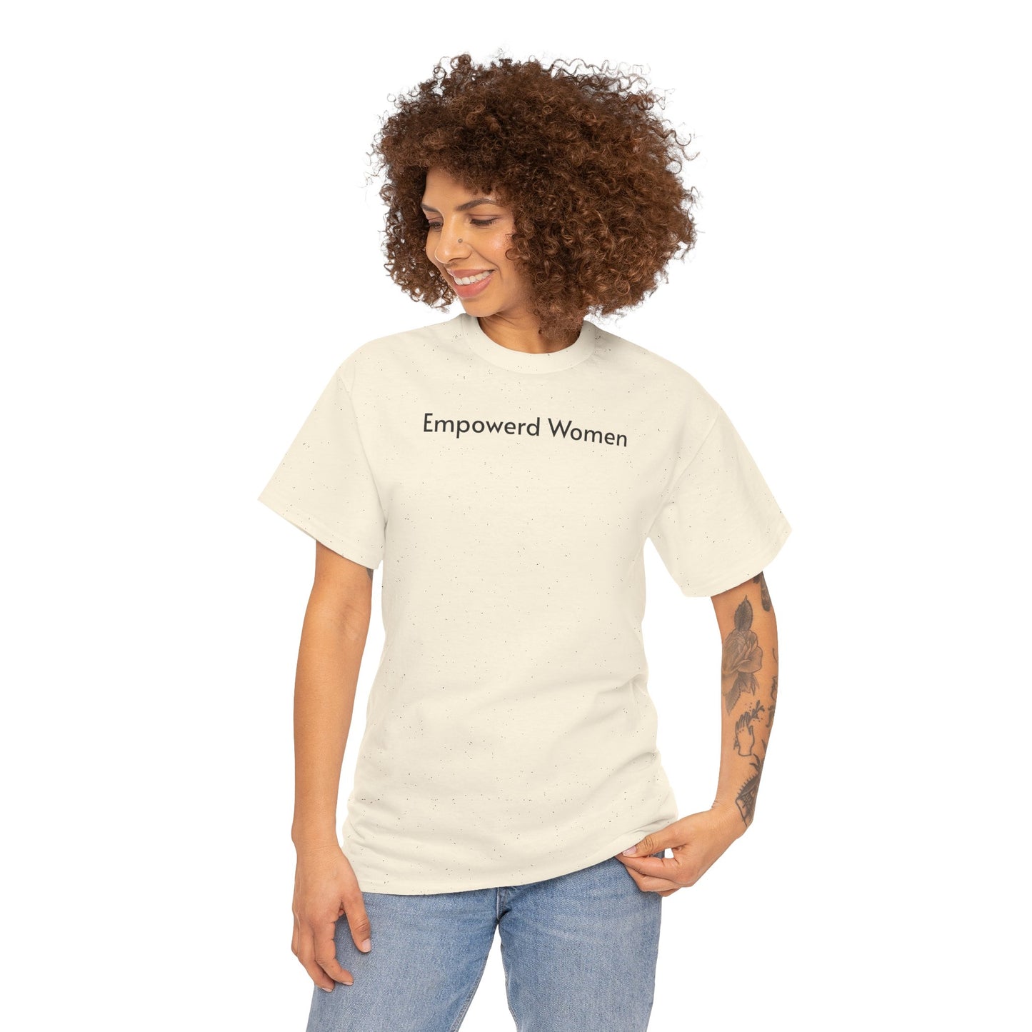 Empowered Women Unisex Heavy Cotton Tee - Women Empowerment Design