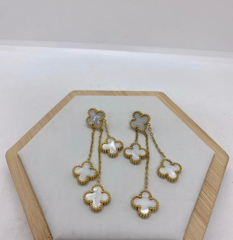 Tarnish-Resistant 18k Gold Plated Stainless Steel Earrings