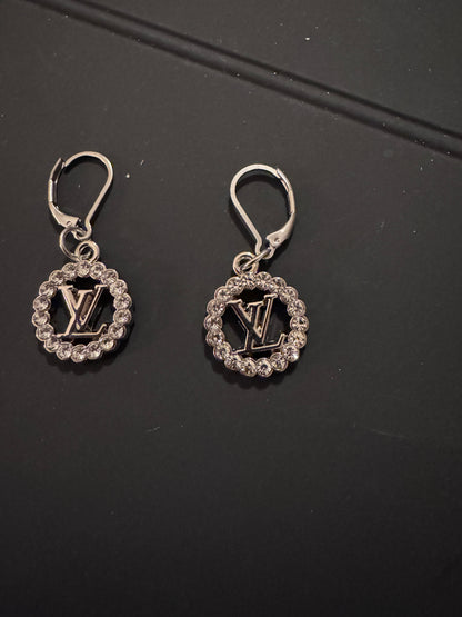 Handmade silver plated beads Bracelet & EARRINGS with designer zipper pull charm