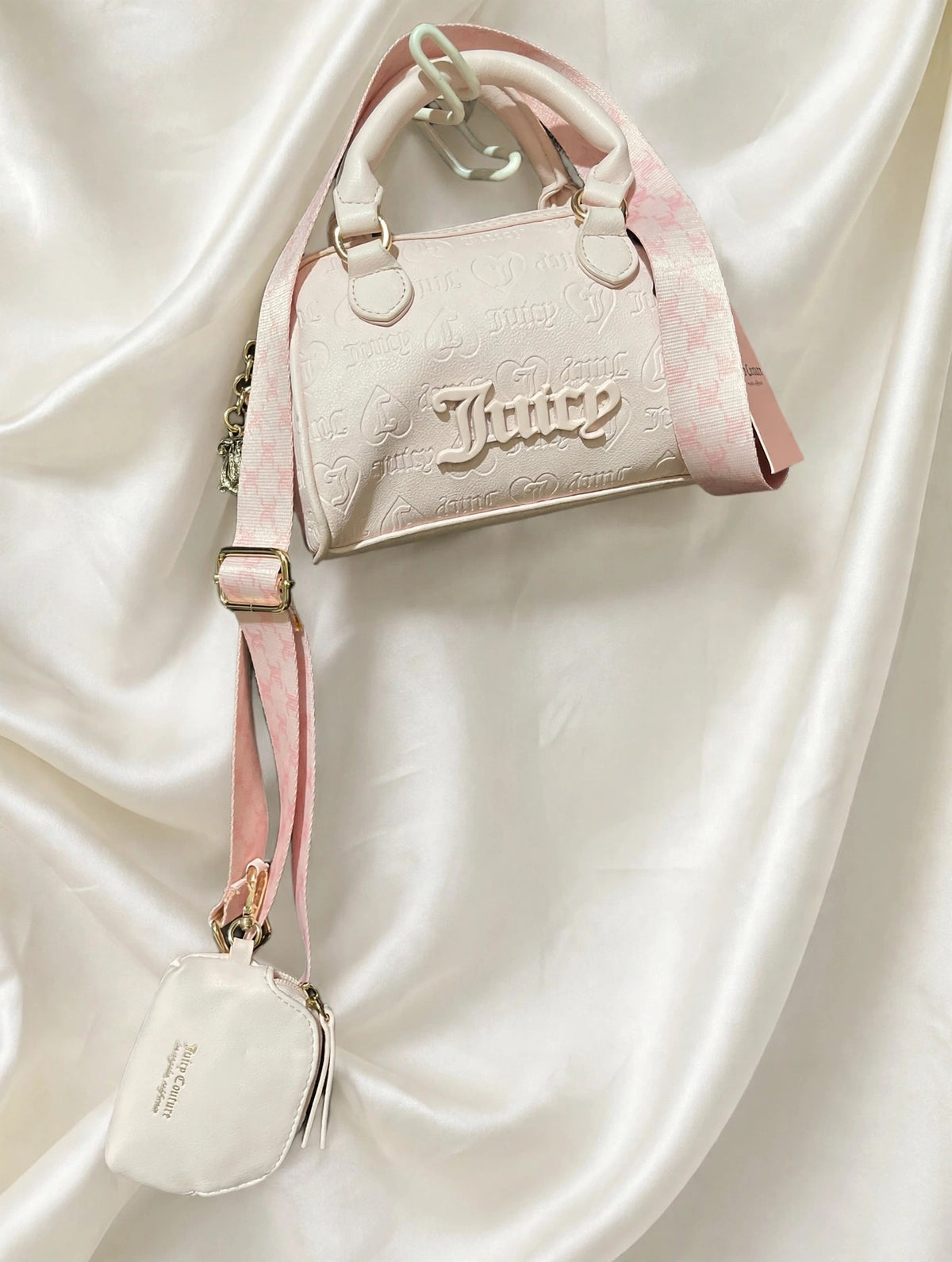 Juicy Couture Pink Mini Duffle Bag & Coin Purse Set NWT