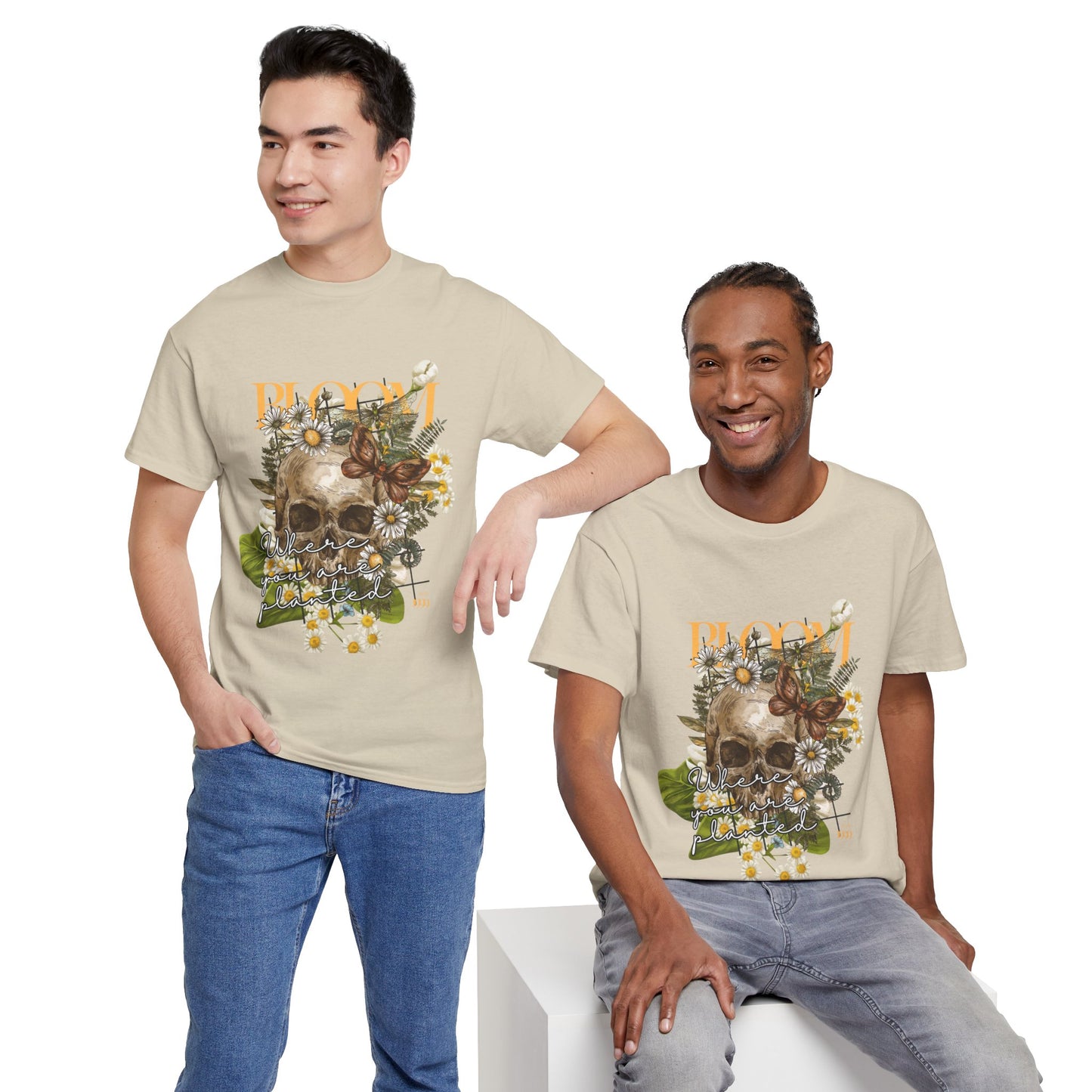 Floral Skull Tee