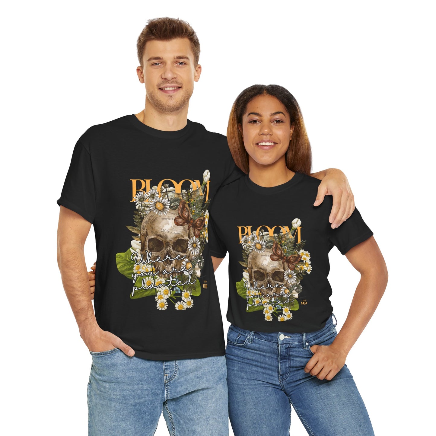Floral Skull Tee