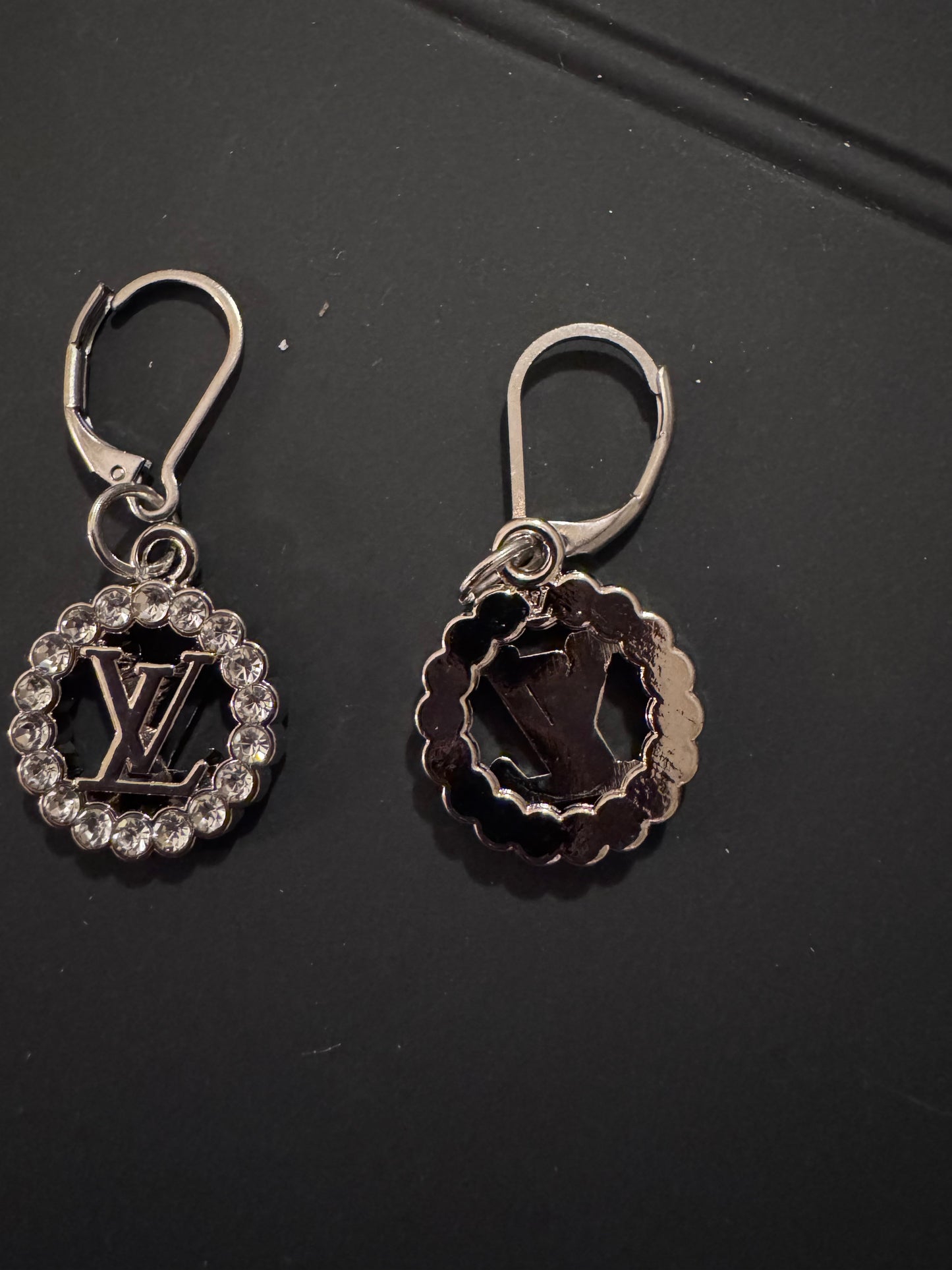 Handmade silver plated beads Bracelet & EARRINGS with designer zipper pull charm