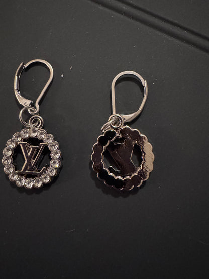 Handmade silver plated beads Bracelet & EARRINGS with designer zipper pull charm