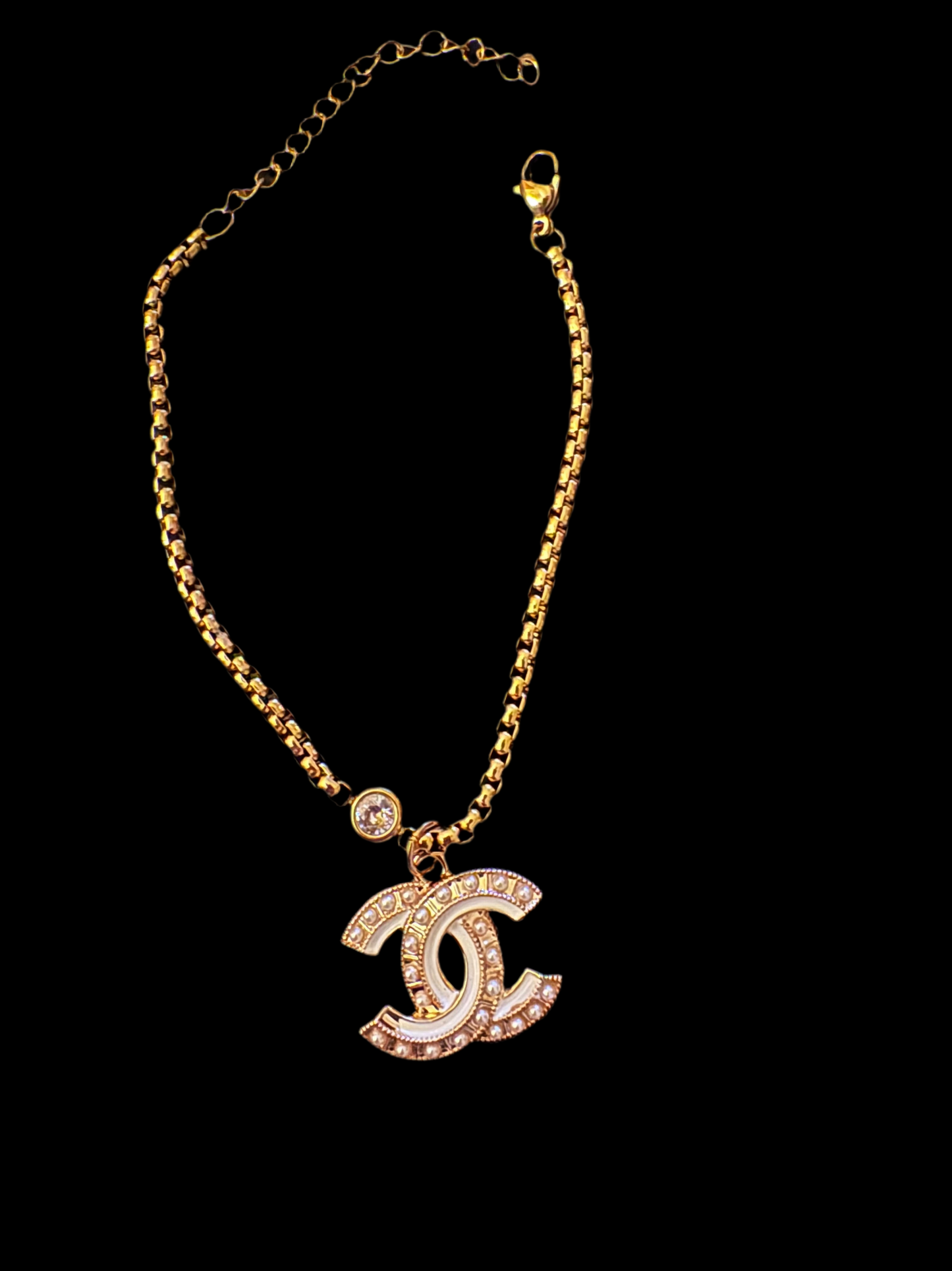 Handmade stampted designer zipper pull Bracelet