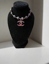 Load image into Gallery viewer, Faux Pearl Handmade Bracelet with designer zipper pull Bracelet