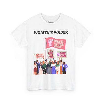 Women's Empowerment Unisex Heavy Cotton Tee - Stand Up for Your Rights