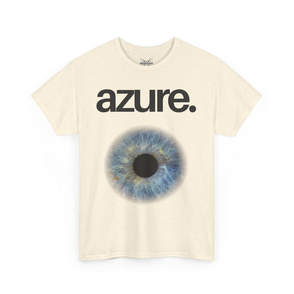 Azure Eye Unisex Heavy Cotton Tee - Unique Graphic T-Shirt for Casual Style