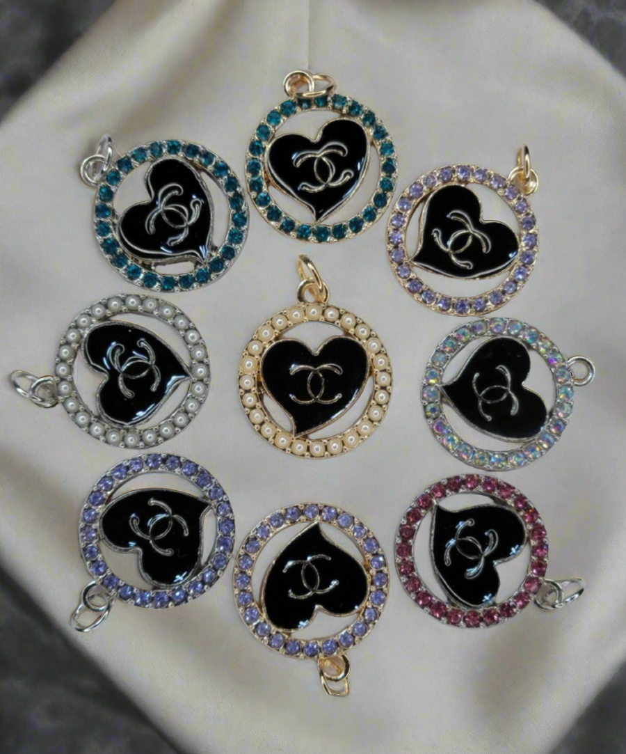 Custom Designer Zipper Pull Charm – Create Necklace, Bracelet, Earrings, or Set