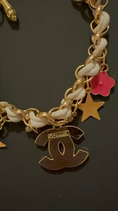 Handmade Luxury Adjustable Bracelet with Designer Zipper Pull Charm – 18K Gold Plated