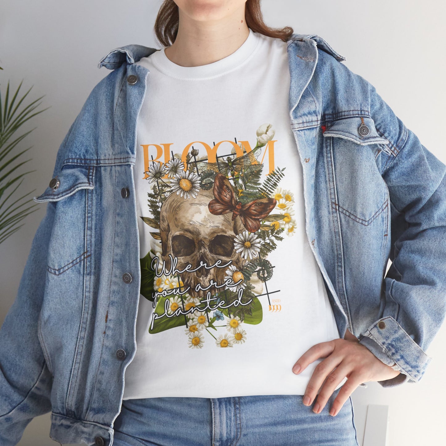 Floral Skull Tee