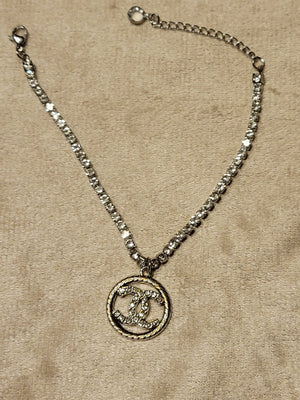 Handmade Silver Tennis Bracelet – Zipper Pull