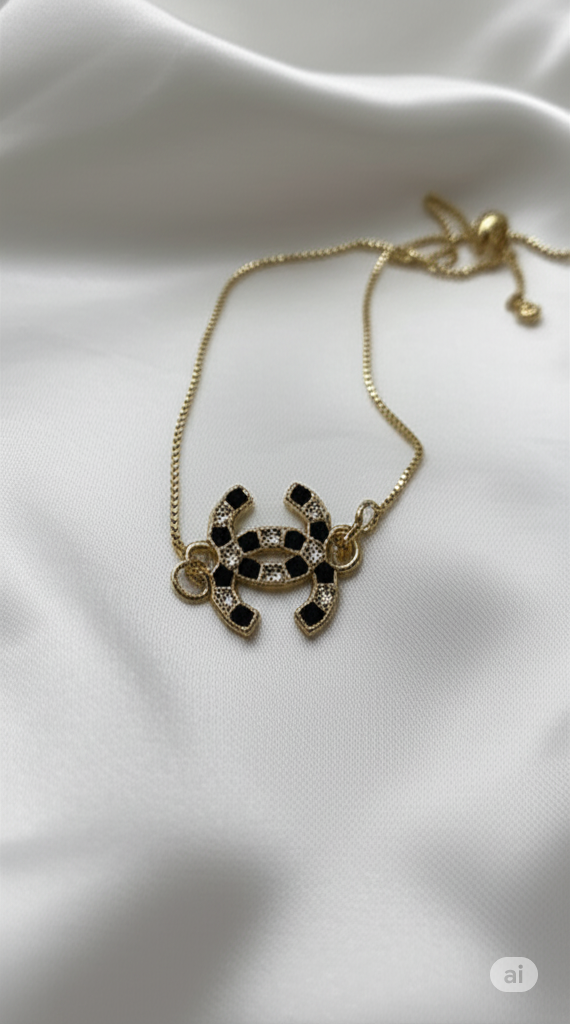 Zipper pull stamped unique Adjustable Bracelet