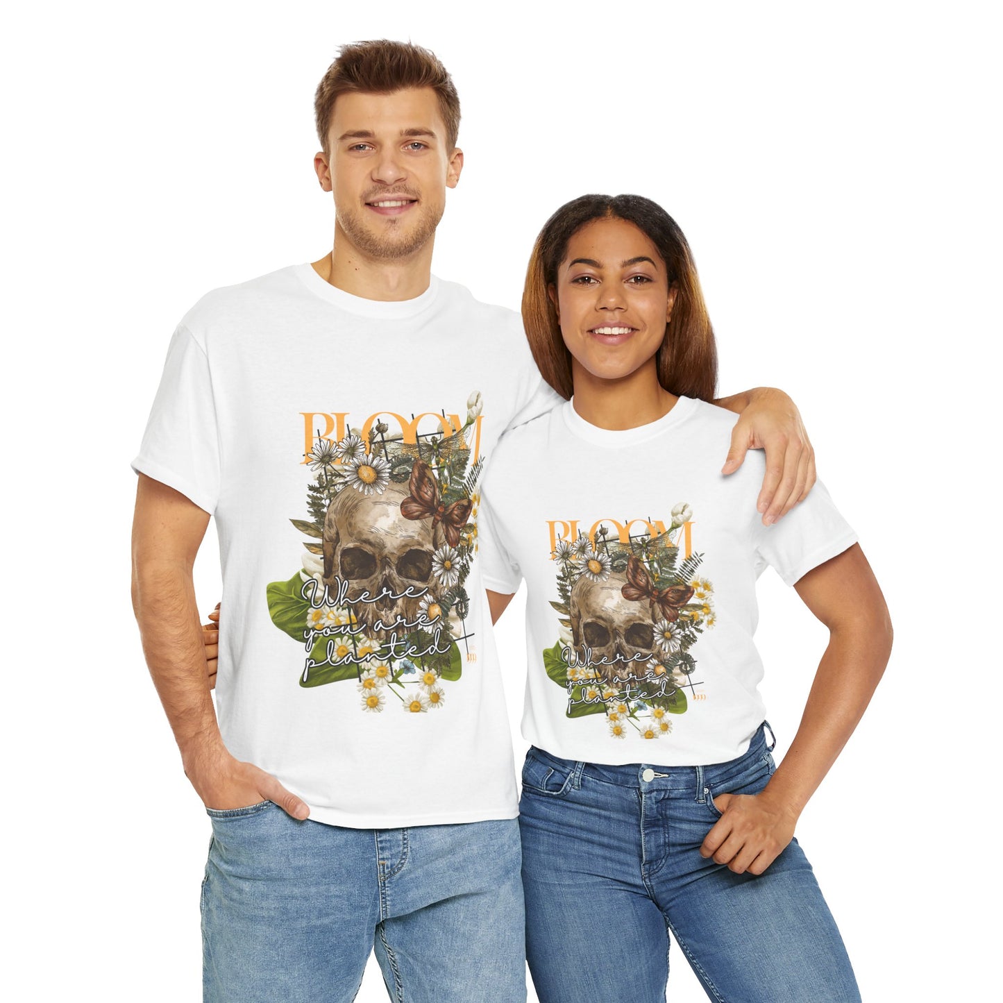 Floral Skull Tee