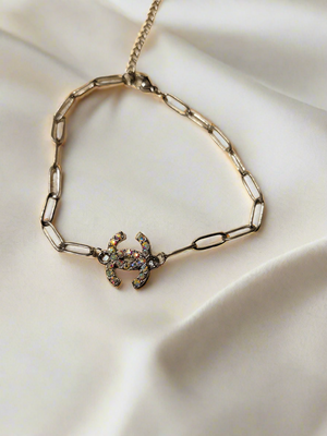 Silver Handmade Stainless Steel Bracelet – Elegant Zipper Pull