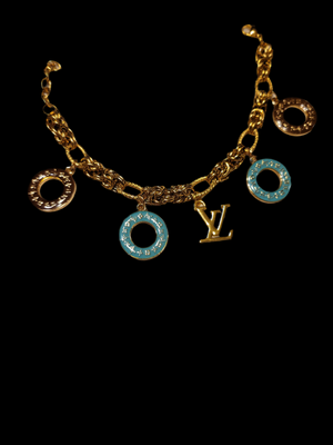 Handmade Multi Charm Bracelet – Zipper Pull