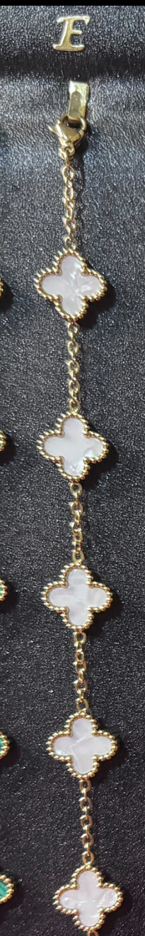 Luxury Clover Bracelet – 18K Gold Plated | Waterproof & Tarnish-Free