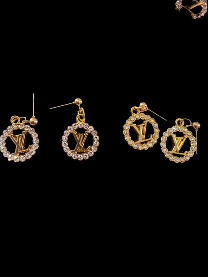 Handmade silver plated beads Bracelet & EARRINGS with designer zipper pull charm