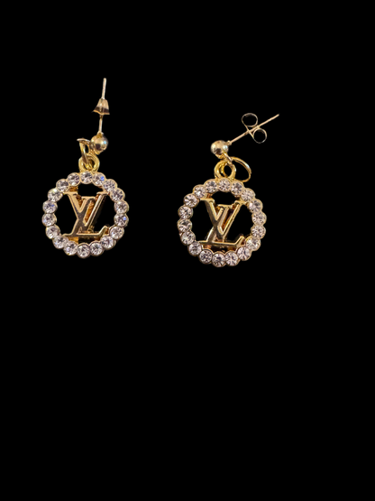 Handmade silver plated beads Bracelet & EARRINGS with designer zipper pull charm