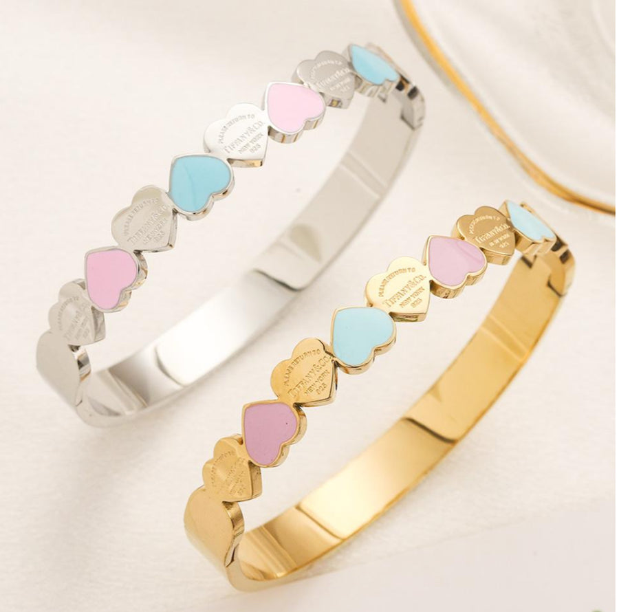 ✨ 18k Gold Plated Stainless Steel Jewelry Bracelet