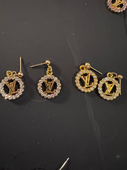 Handmade silver plated beads Bracelet & EARRINGS with designer zipper pull charm