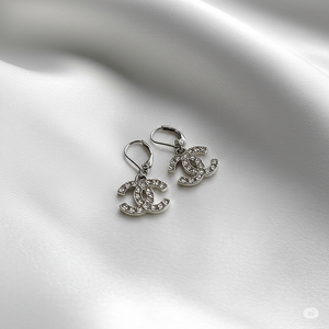 Silver Handmade Zipper Pull Earrings