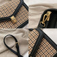 Plaid Color PU Leather Crossbody Bags For Women