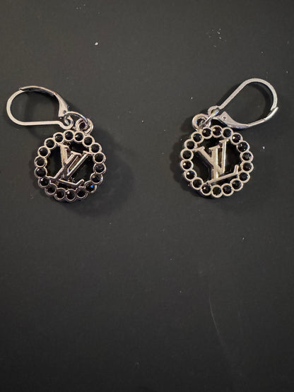 Handmade silver plated beads Bracelet & EARRINGS with designer zipper pull charm