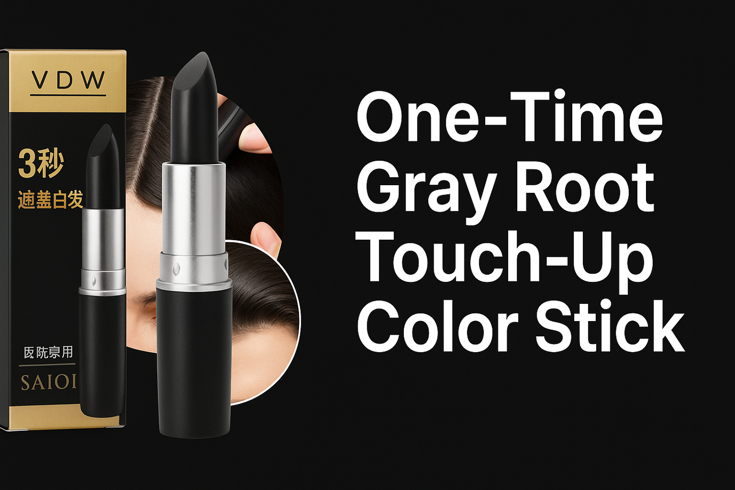 One-Step Root Coverage Stick – Quick, Gentle & Travel-Friendly