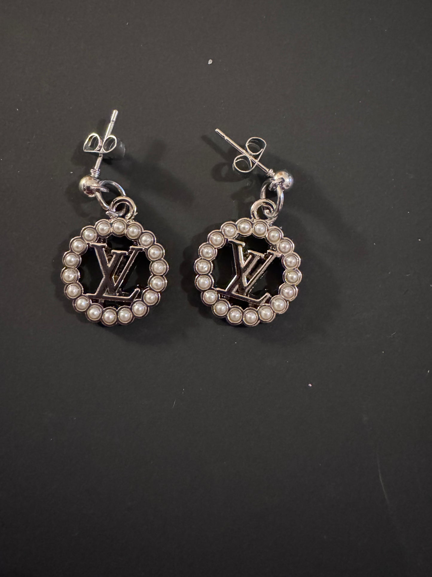 Handmade silver plated beads Bracelet & EARRINGS with designer zipper pull charm