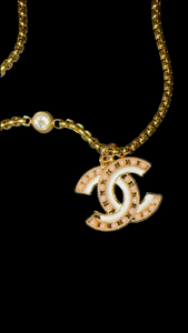 Handmade Bracelet with stampted designer zipper pull Bracelet