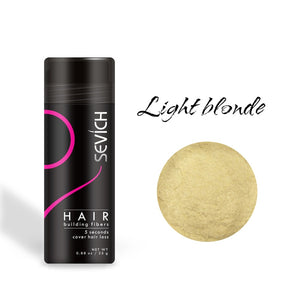 "Transform Your Hair Instantly with Hair Building Fiber Keratin Concealer Powder - Available in 10 Vibrant Colors!"